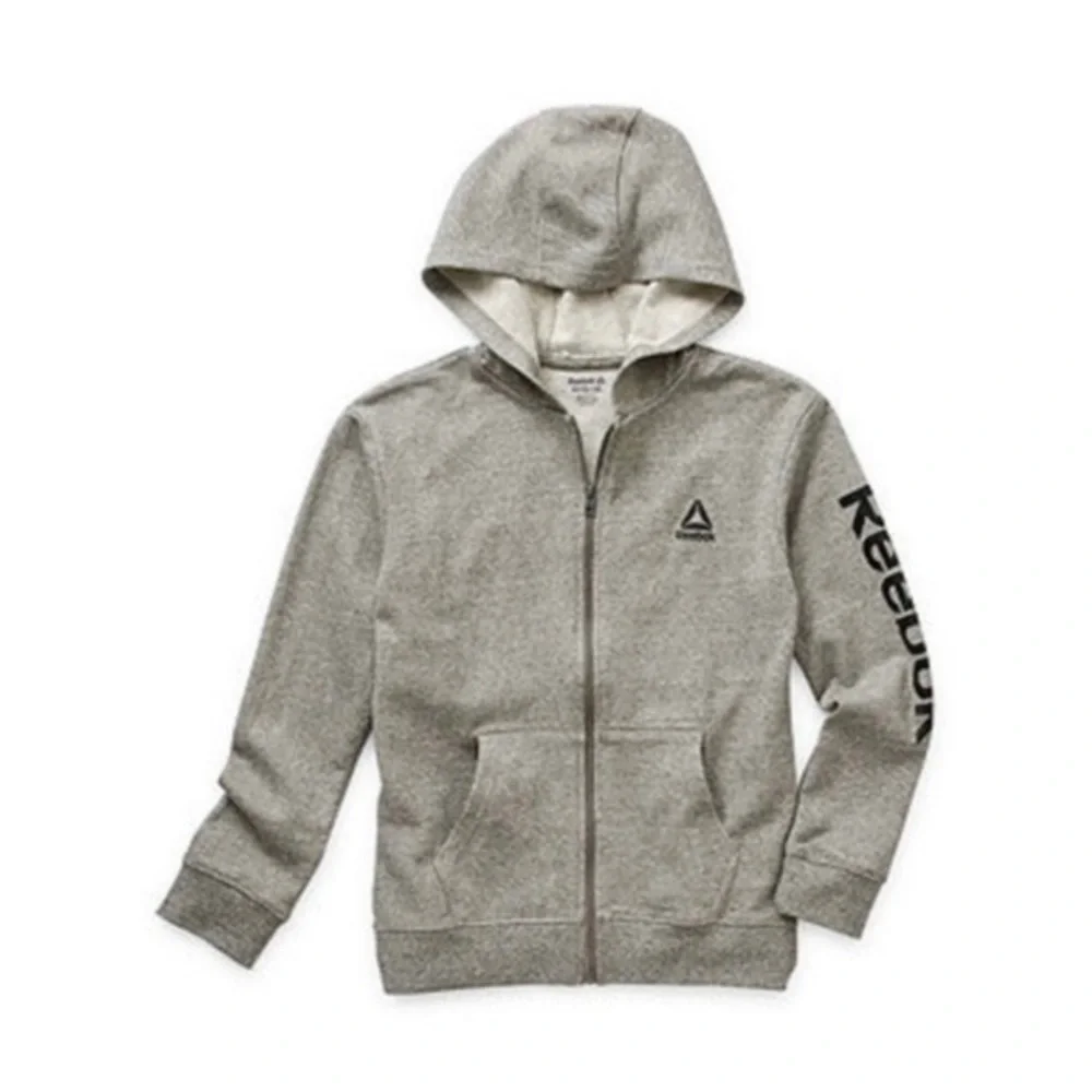 NWT. REEBOK Boys Zip Up Sweatshirt